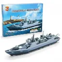 3D DIY ship Puzzle Kit | 3D Puzzle PLA Navy DDG-170 Lanzhou | Build & Assemble Model 3D PUZZLE | Creative Construction Toy for Skill Development, Educational & Imaginative Play Friendly Cardboard Puzzle Houses (Navy)